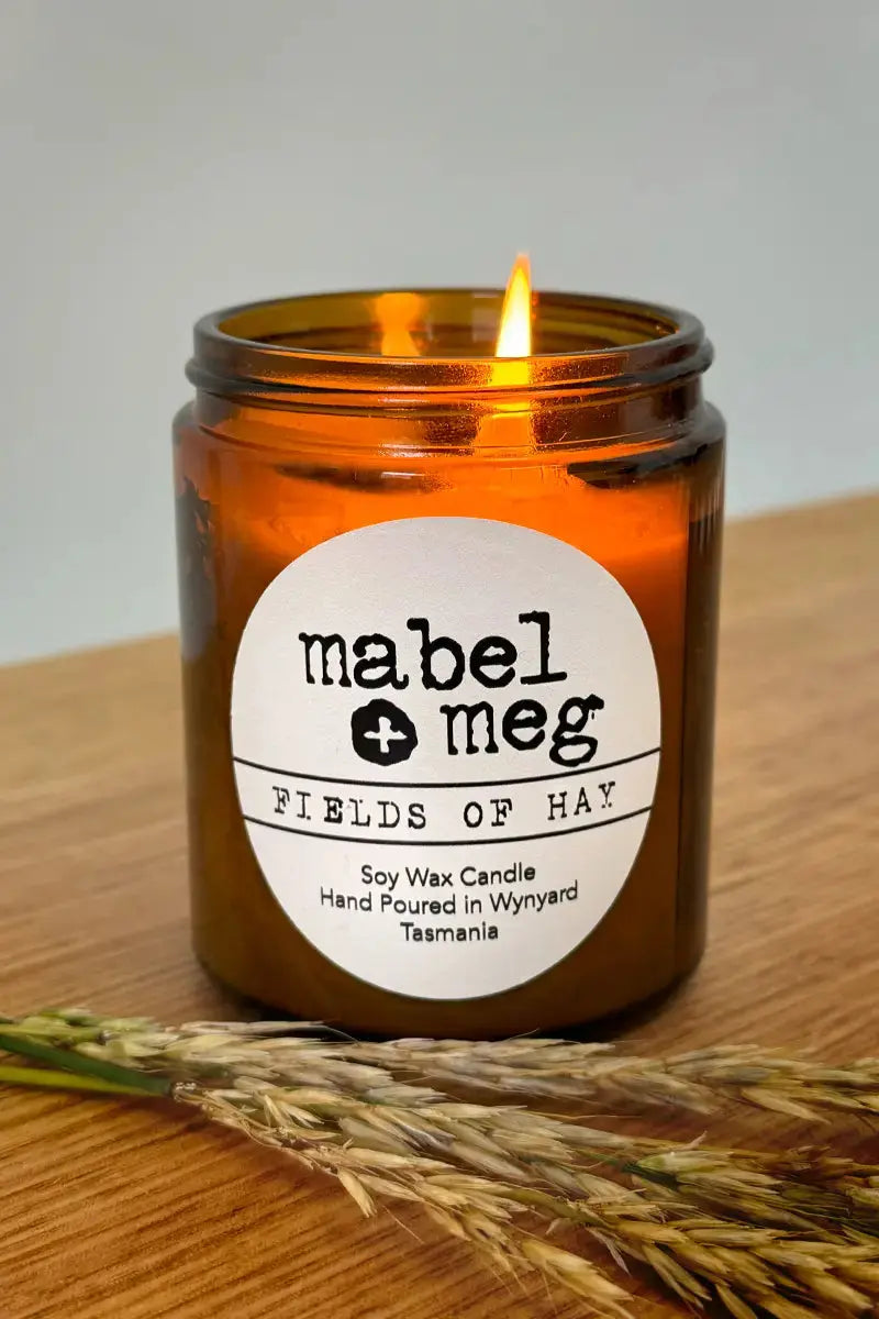 Scented Candle by Mabel + Meg in Fields of Hay classic detailed view