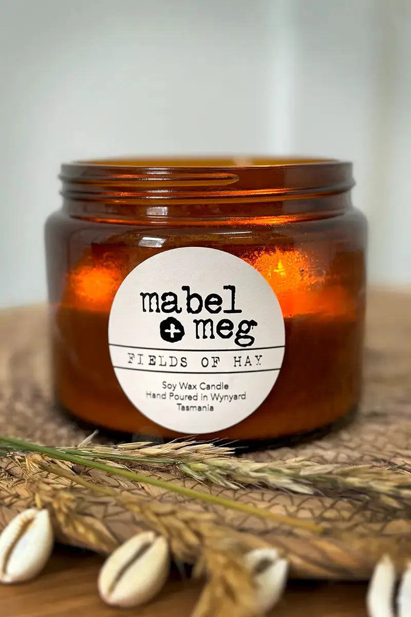 Scented Candle by Mabel + Meg in Fields of Hay XL detailed view